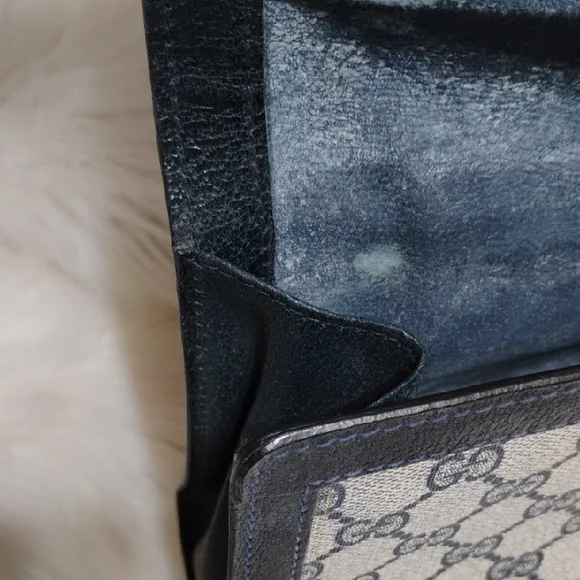 SALE! Authentic Gucci GG Supreme Sherry Line Leather Vtg Clutch Bag - Picture 16 of 16